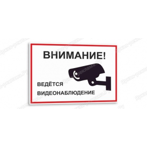 ТАБ-079 - Табличка «Ведется видеонаблюдение»